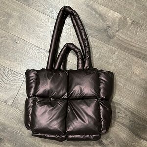 Quilted puffer Tote by Anthropologie!